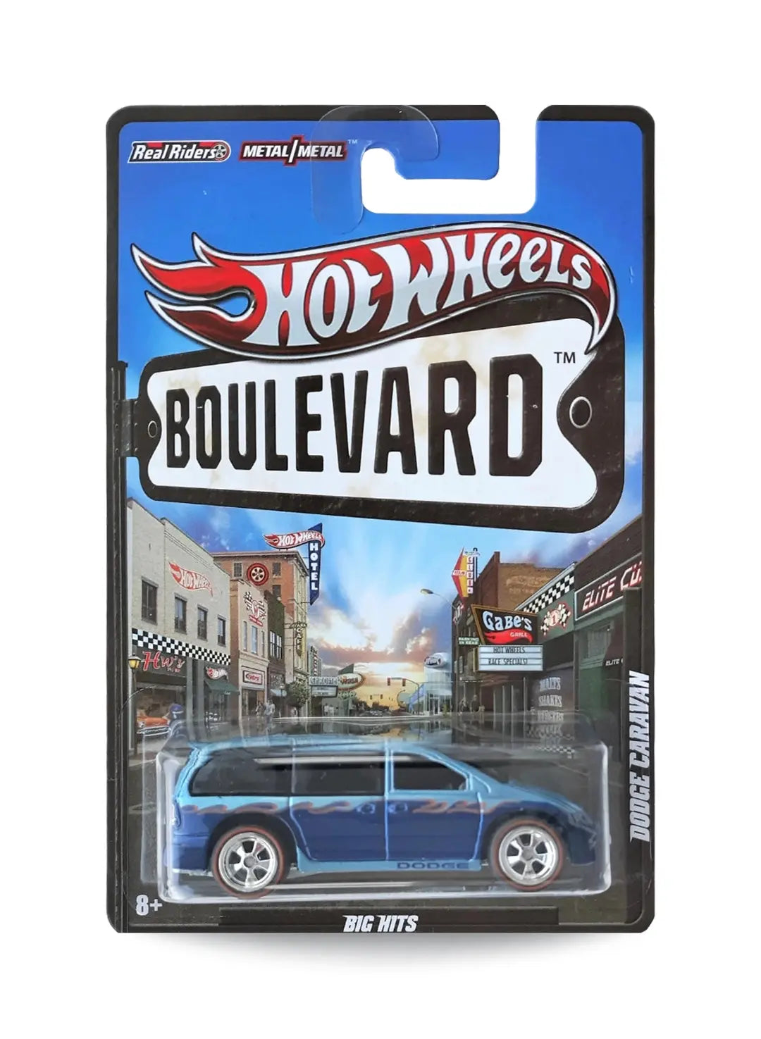 Hot Wheels Boulevard (Pre 2013) – 2012 Dodge Caravan 1:64 - Slate Blue & Dark Blue