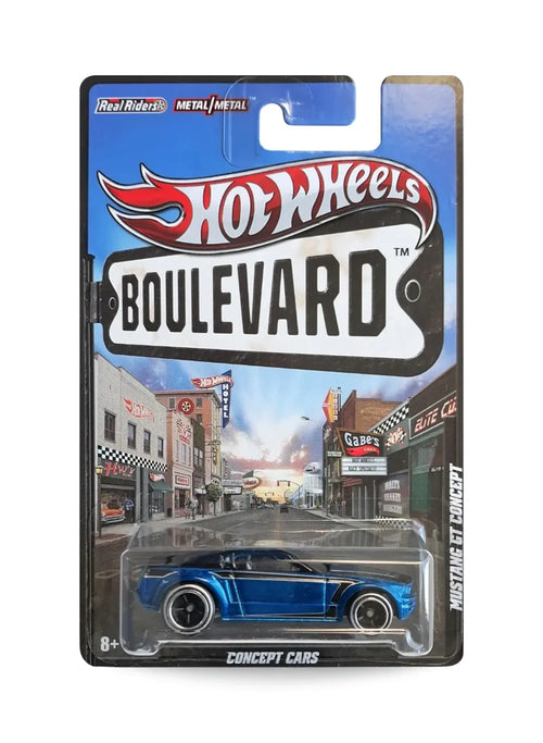 Hot Wheels Boulevard (Pre 2013) – 2012 Ford Mustang GT Concept 1:64 - Dark Blue