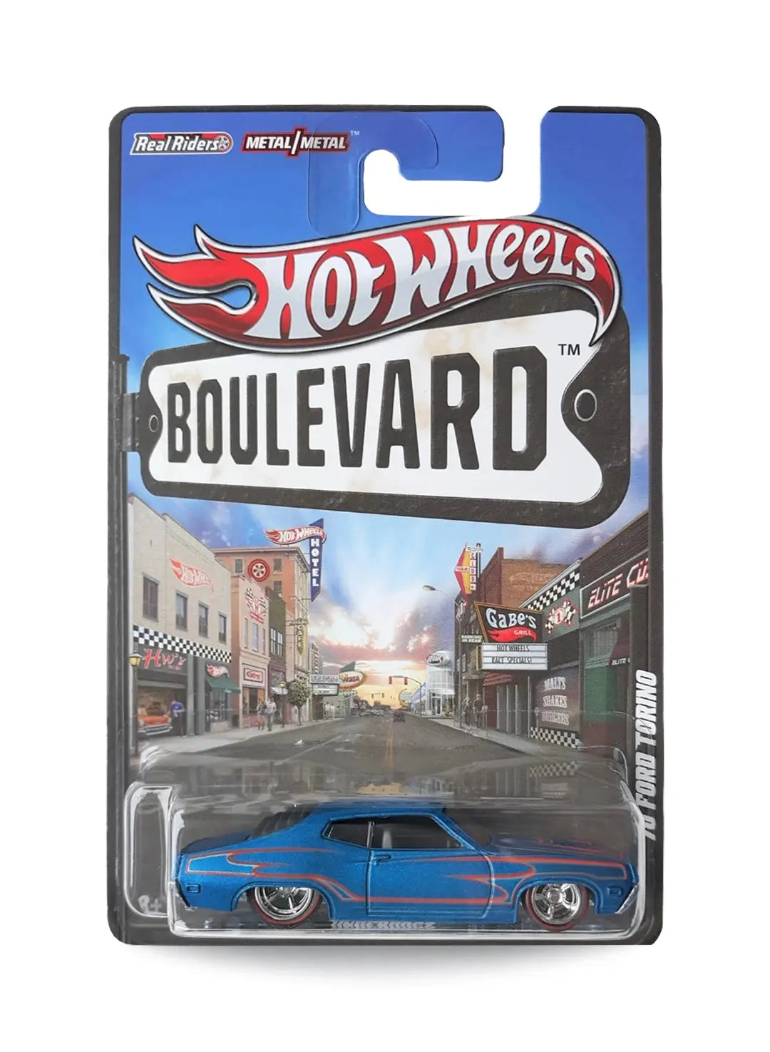 Hot Wheels Boulevard (Pre 2013) – 2012 Ford '70 Ford Torino 1:64 - Blue