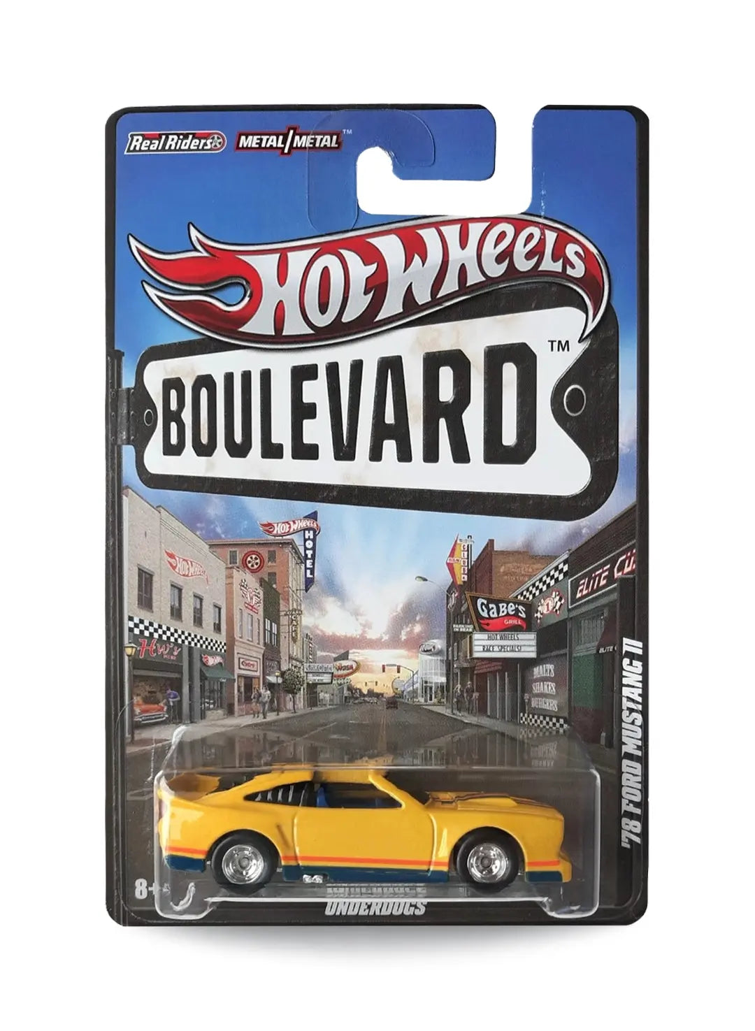 Hot Wheels Boulevard (Pre 2013) – 2012 Ford '78 Ford Mustang II 1:64 - Yellow