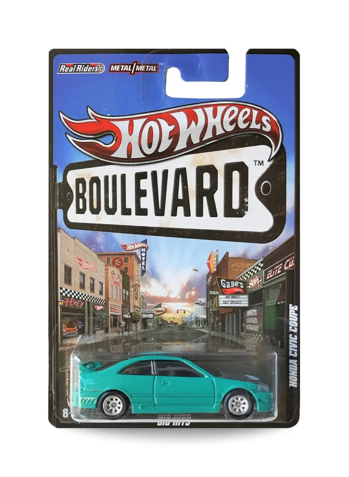 Hot Wheels Boulevard (Pre 2013) – 2012 Honda Civic Coupe 1:64 - Turquoise