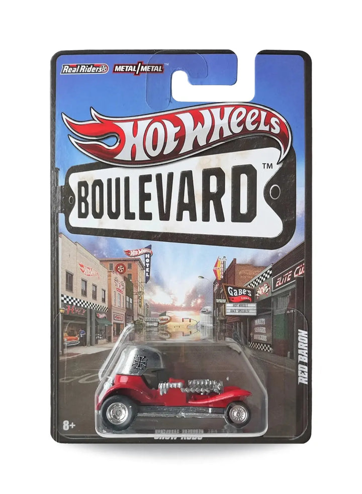 Hot Wheels Boulevard (Pre 2013) – 2012 Hot Wheels Original Design Red Baron 1:64 - Red