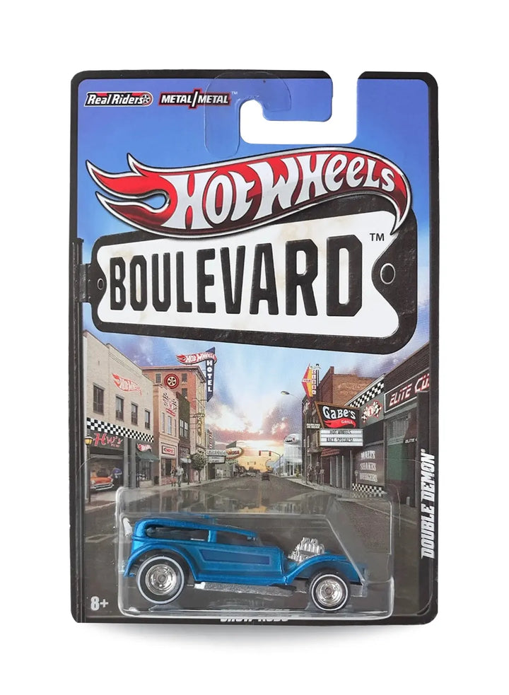 Hot Wheels Boulevard (Pre 2013) – 2012 Hot Wheels Original Design Double Demon 1:64 - Blue