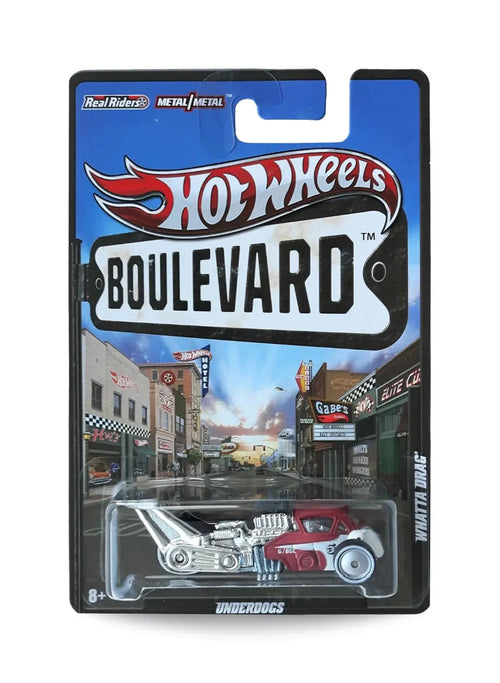 Hot Wheels Boulevard (Pre 2013) – 2012 Hot Wheels Original Design Whatta Drag 1:64 - Matte Red & White