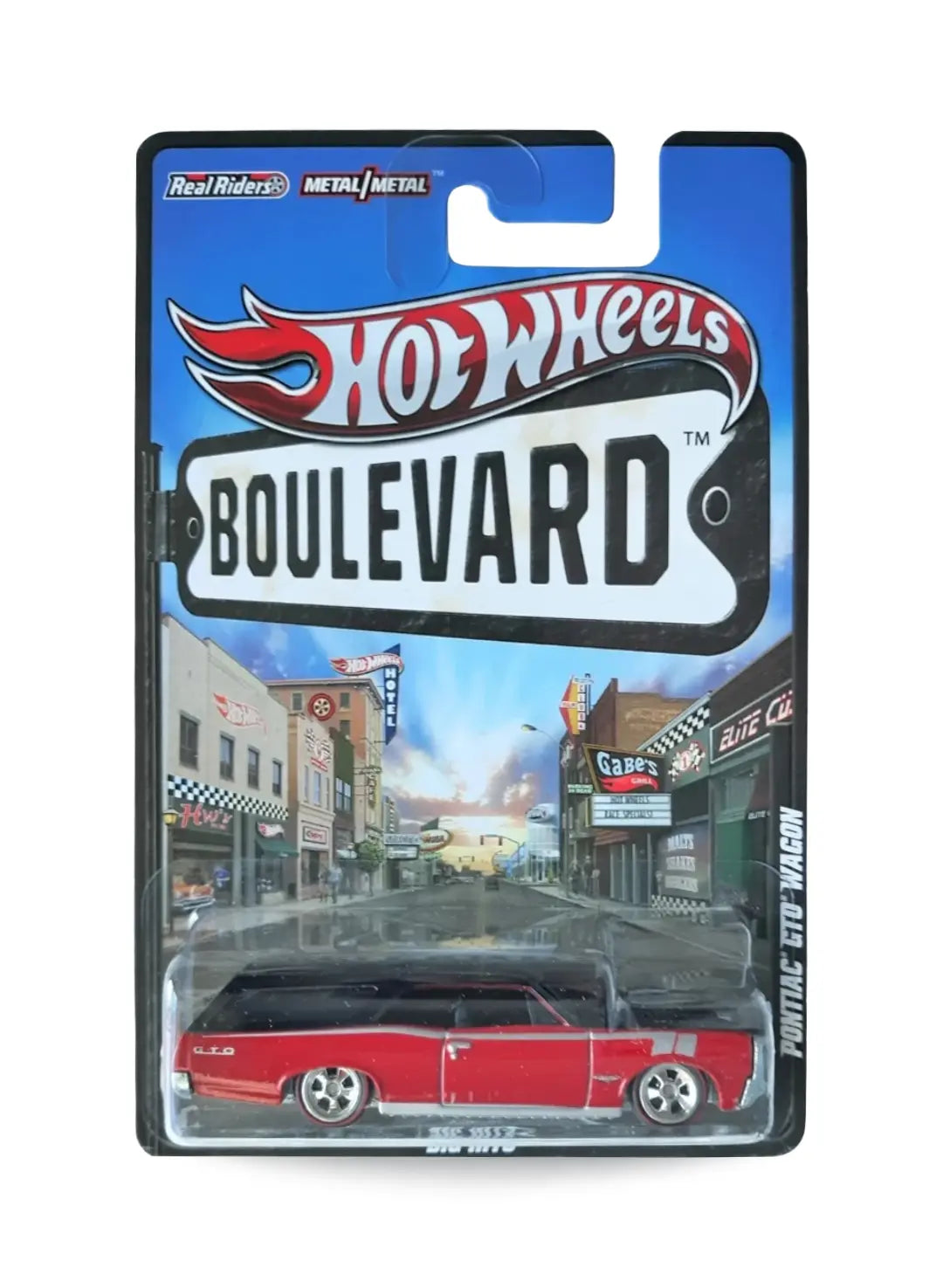 Hot Wheels Boulevard (Pre 2013) – 2012 Pontiac GTO Wagon 1:64 - Red and Black