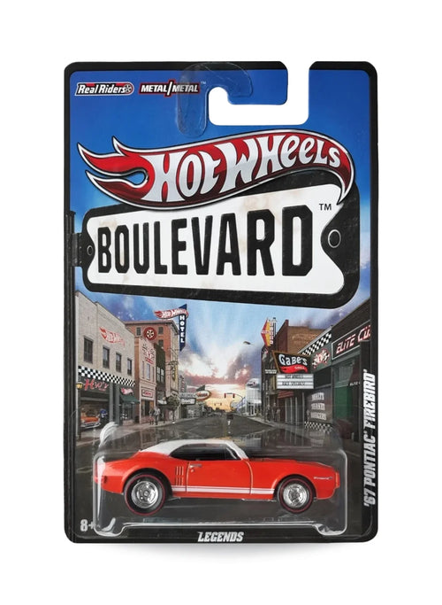 Hot Wheels Boulevard (Pre 2013) – 2012 Pontiac '67 Pontiac Firebird 1:64 - Orange with White Top