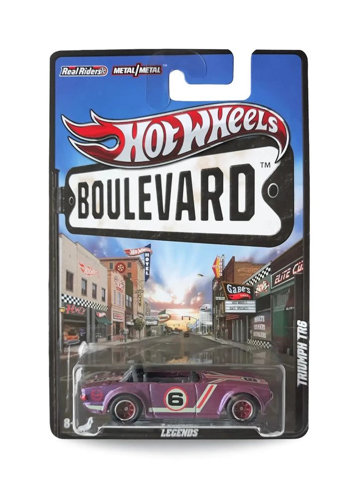 Hot Wheels Boulevard (Pre 2013) – 2012 Triumph TR6 1:64 - Magenta