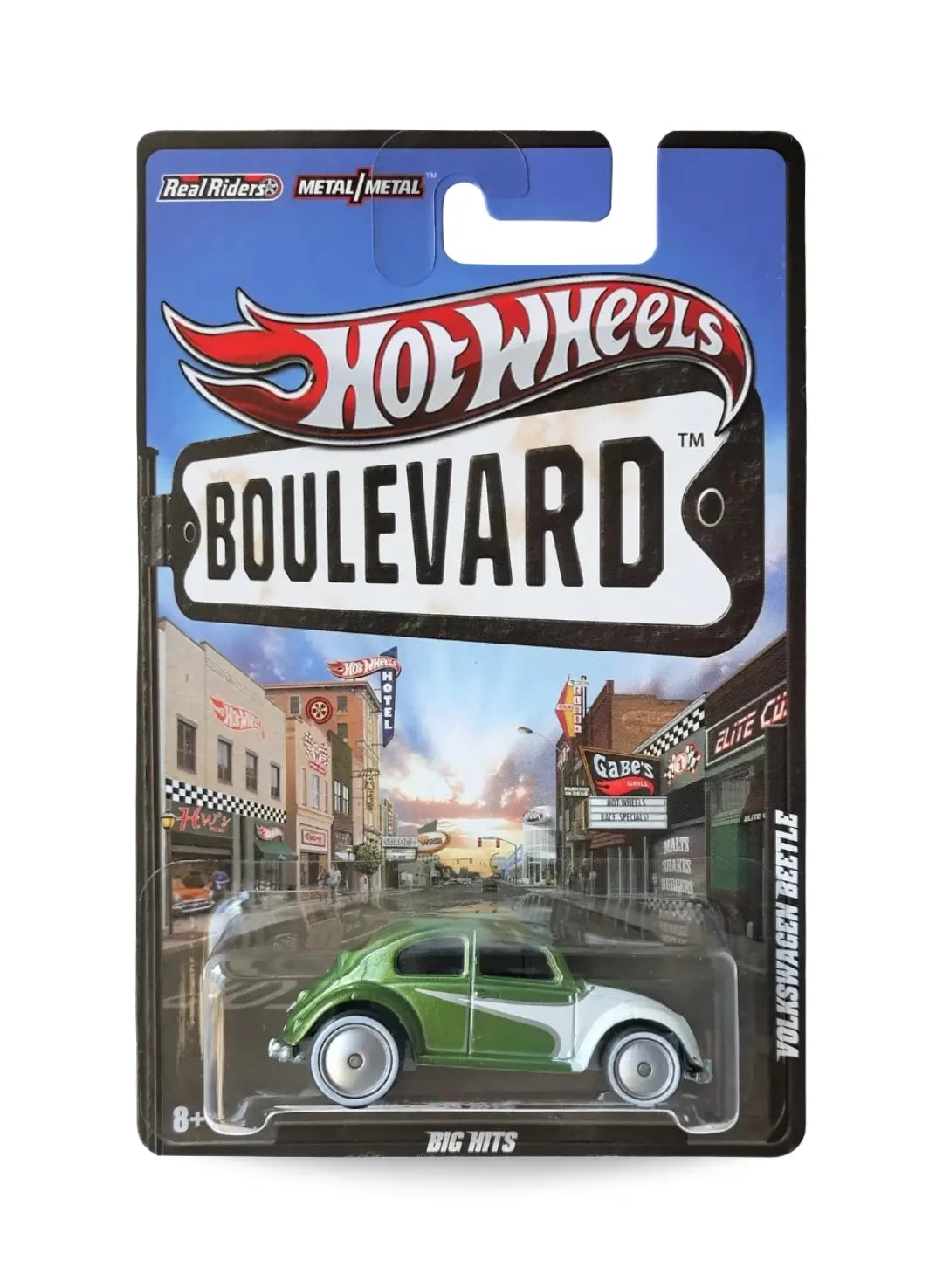Hot Wheels Boulevard (Pre 2013) – 2012 Volkswagen Beetle 1:64 - Green & White