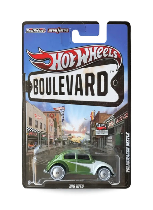 Hot Wheels Boulevard (Pre 2013) – 2012 Volkswagen Beetle 1:64 - Green & White