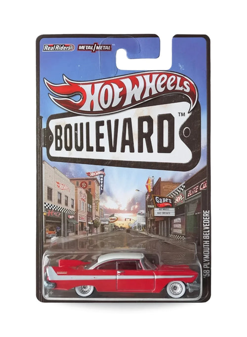Hot Wheels Boulevard (Pre 2013) – 2013 Plymouth '58 Plymouth Belvedere 1:64 - Red