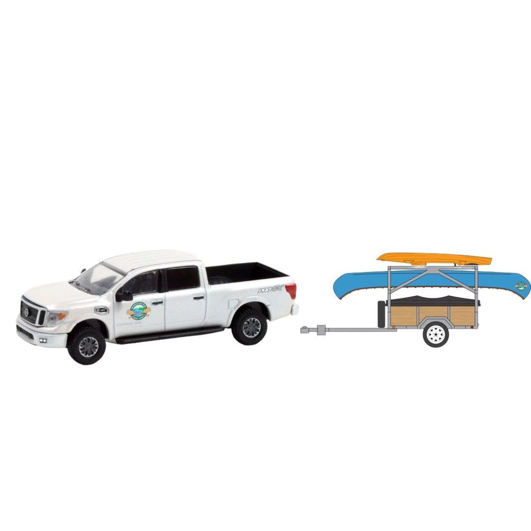 2019 Nissan Titan XD Pro-4X + Canoe Trailer