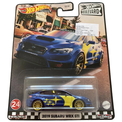 Hot Wheels 1:64 2019 Subaru WRX STI Metalflake WR Blue Pearl