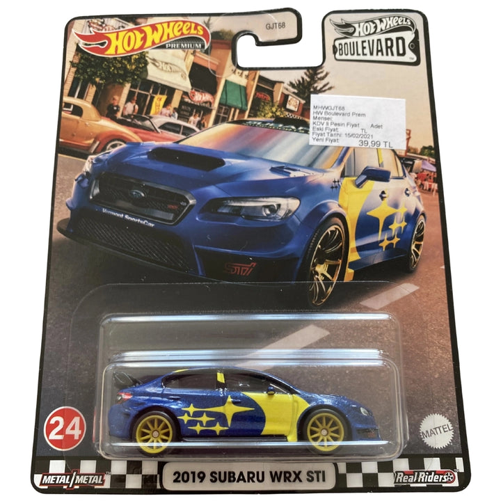 Hot Wheels 1:64 2019 Subaru WRX STI Metalflake WR Blue Pearl