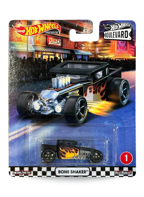 Hot Wheels Boulevard (After 2013) – 2020 Hot Wheels Original Design Bone Shaker 1:64 - Black