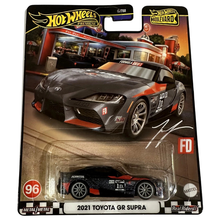 Hot Wheels 1:64 2021 Toyota GR Supra Metalflake Dark Gray