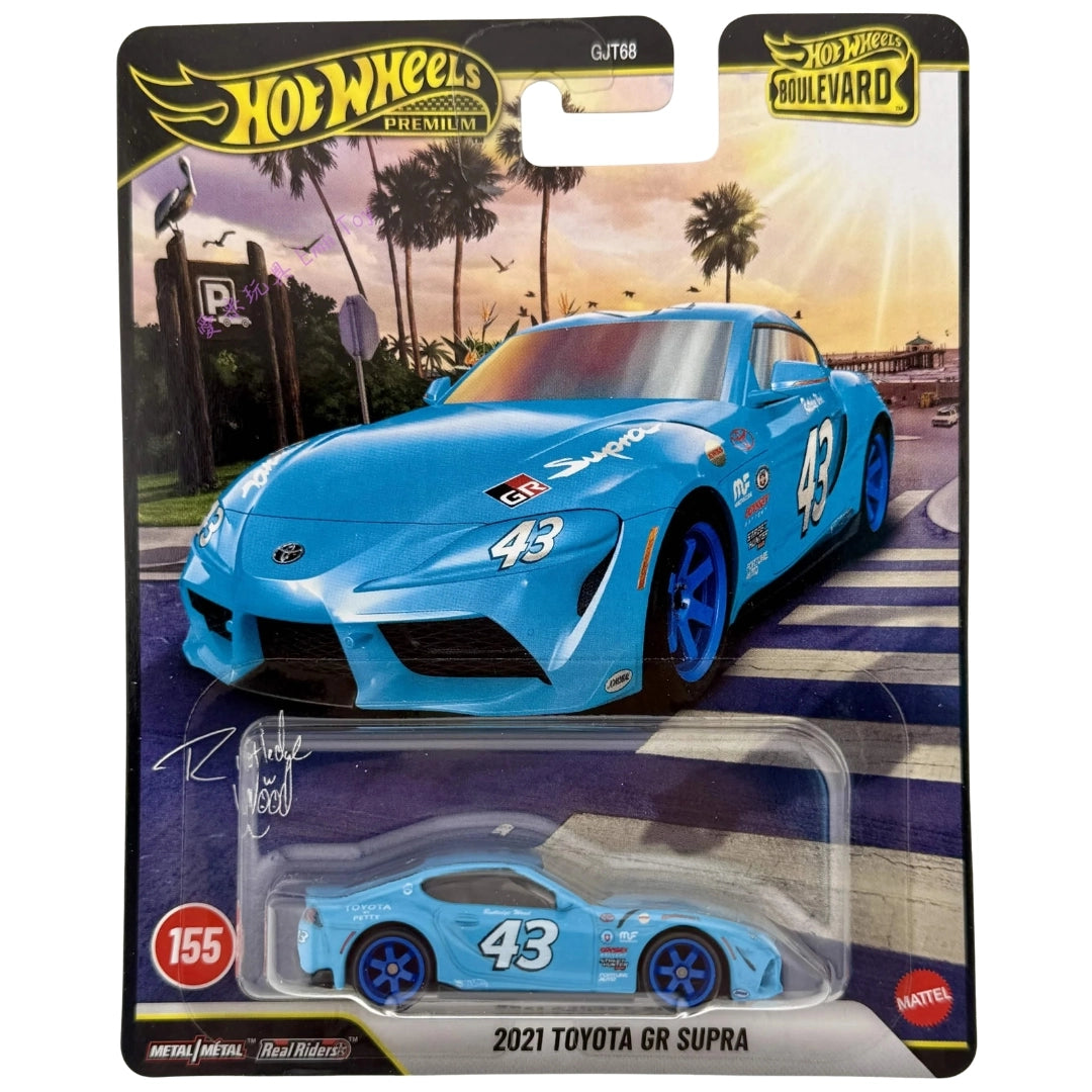 Hot Wheels 1:64 2021 Toyota GR Supra Petty Racing Blue