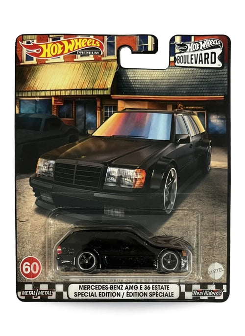 Hot Wheels Boulevard (After 2013) – 2022 Mercedes-Benz AMG E 36 Estate Special Edition 1:64 - Black