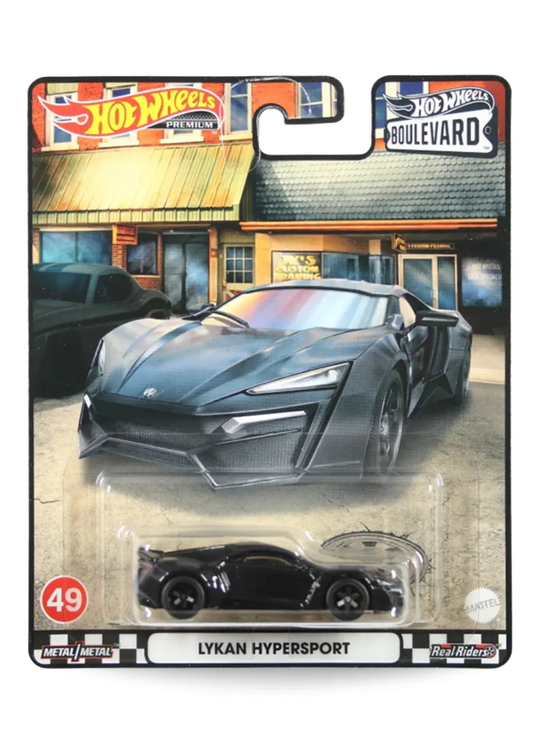 Hot Wheels Boulevard (After 2013) – 2022 W Motors Lykan HyperSport 1:64 - Glossy Black