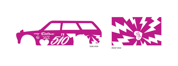 2023 New Super Treasure Hunt (Pink Loose) decal