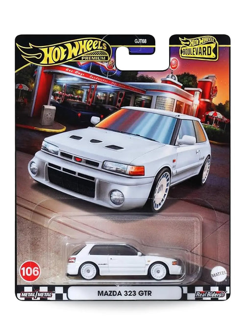 Hot Wheels Boulevard (After 2013) – 2024 Mazda 323 GTR 1:64 - White