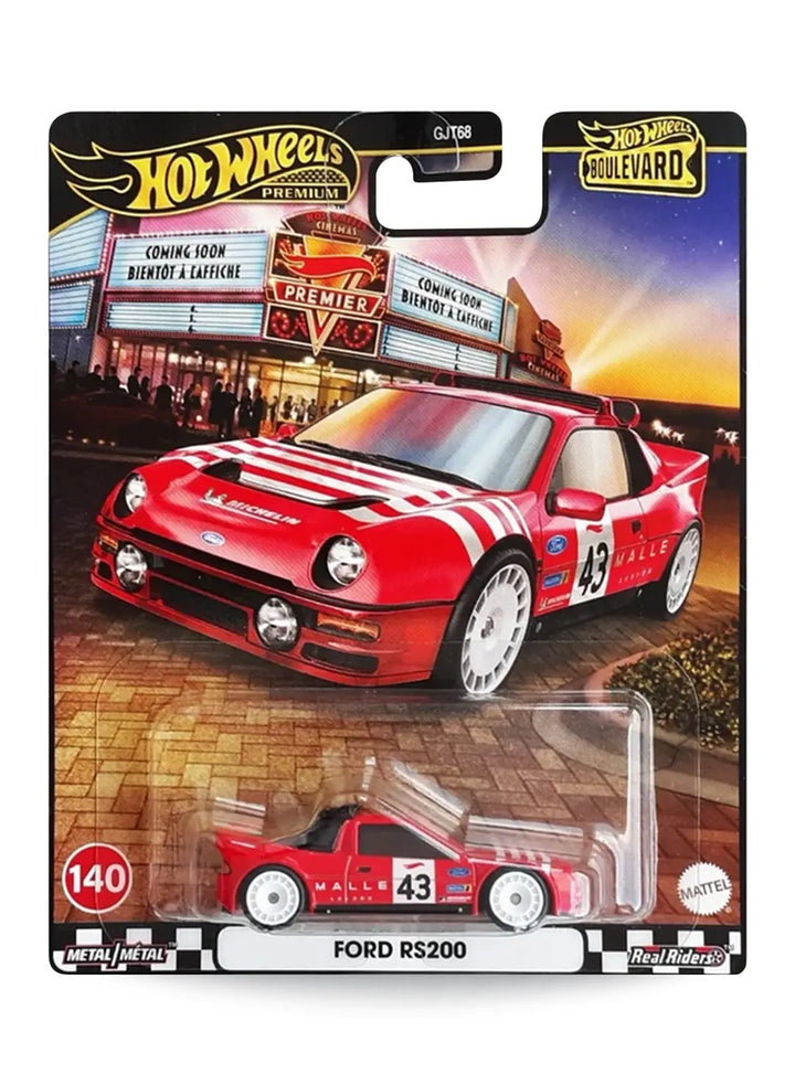 Hot Wheels Boulevard (After 2013) – 2025 Ford RS200 1:64 - Red