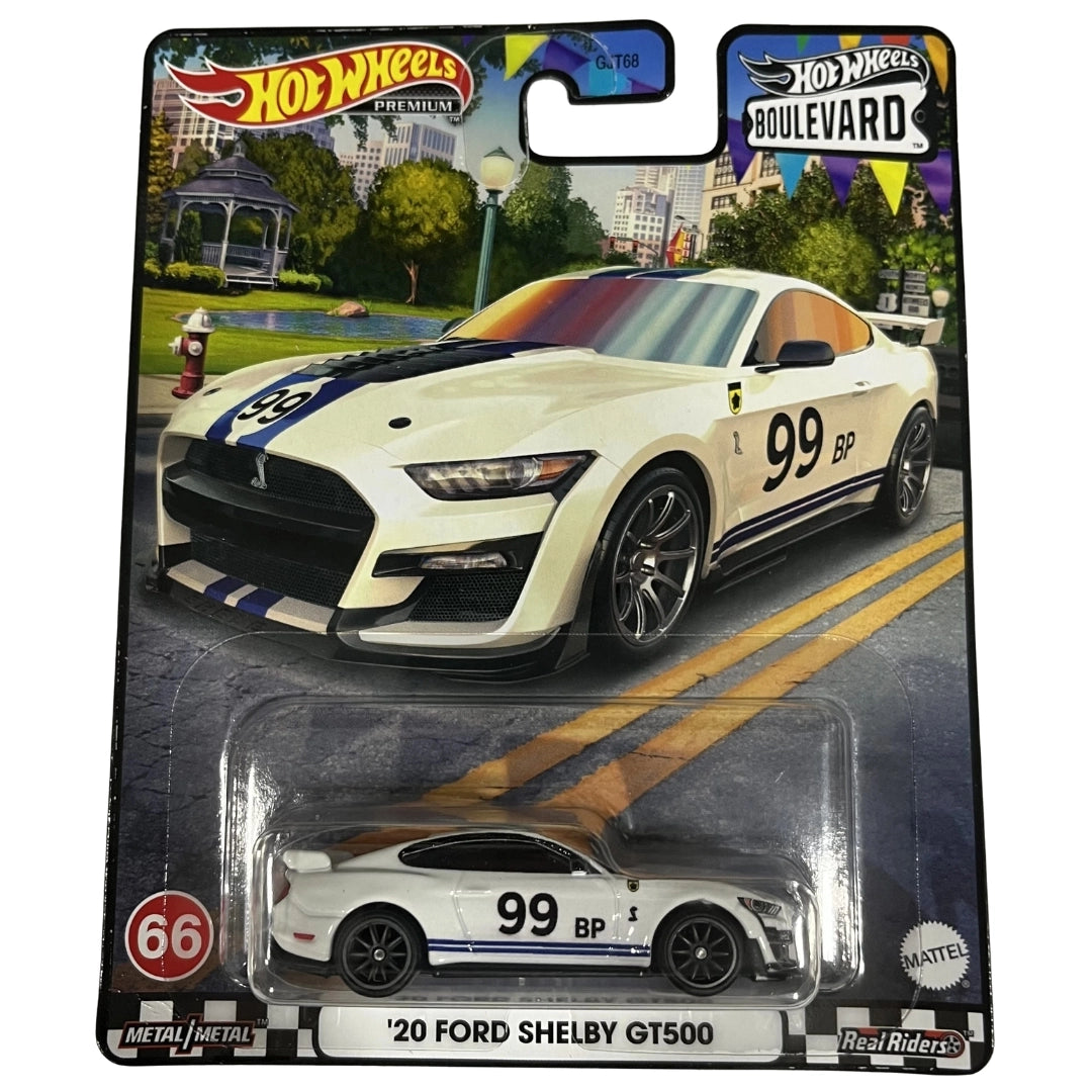 Hot Wheels 1:64 '20 Ford Shelby GT500 Oxford White