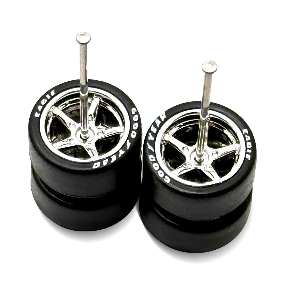 20x Sets Mix Advan 11mm for Hot Wheels 1/64 Wheel Kits with Regular Fit Axlest