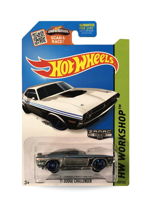 Hot Wheels Walmart Exclusive ZAMAC Editions 2015 Dodge Challenger 1971 1:64 – ZAMAC