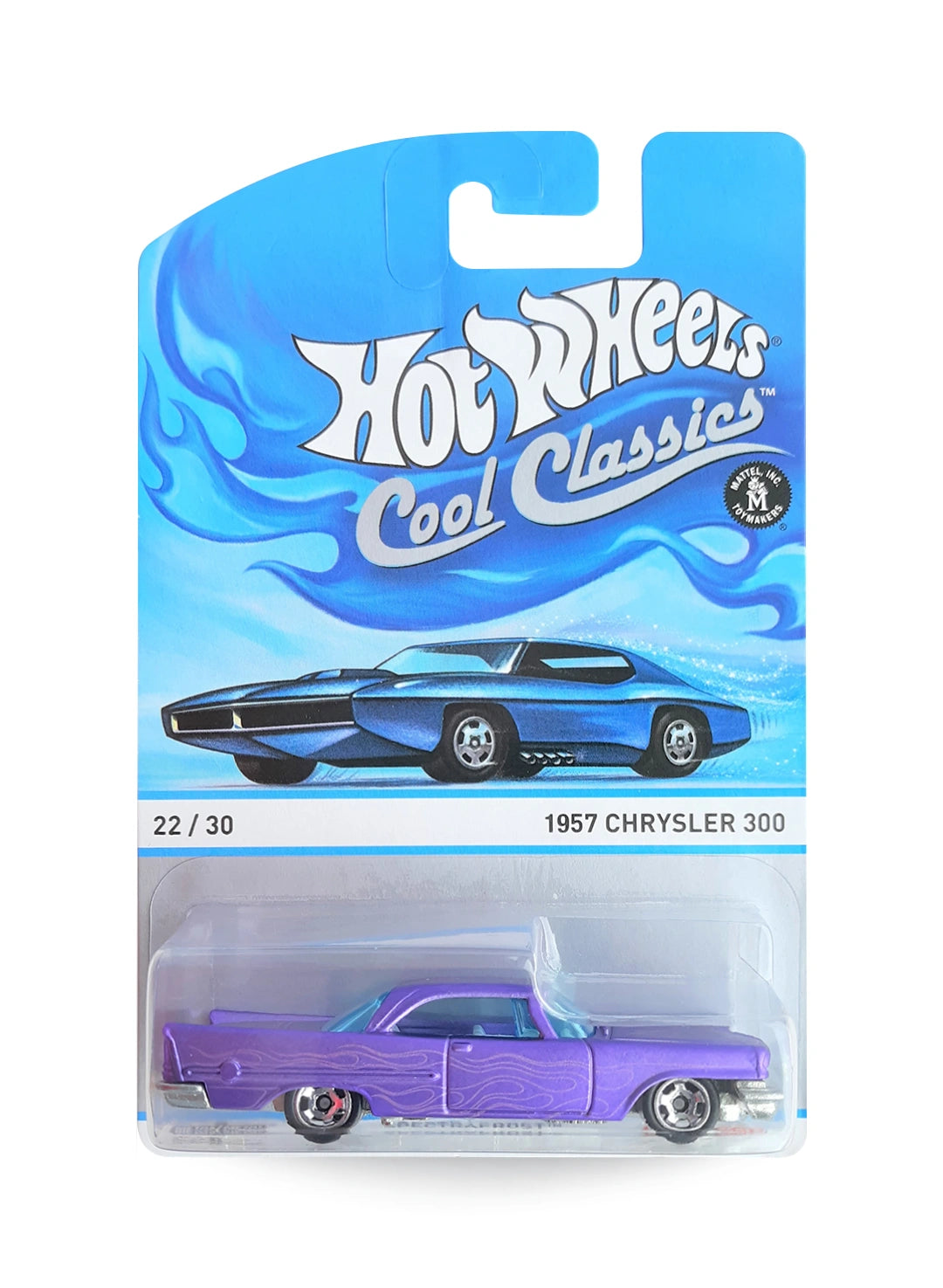Hot Wheels Cool Classics 2013 1957 Chrysler 300 1:64 – Spectrafrost Purple