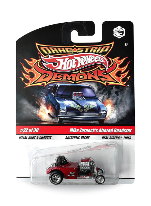 Hot Wheels Dragstrip Demons 2009 Mike Zarnock's Altered Roadster 1:64 – Red