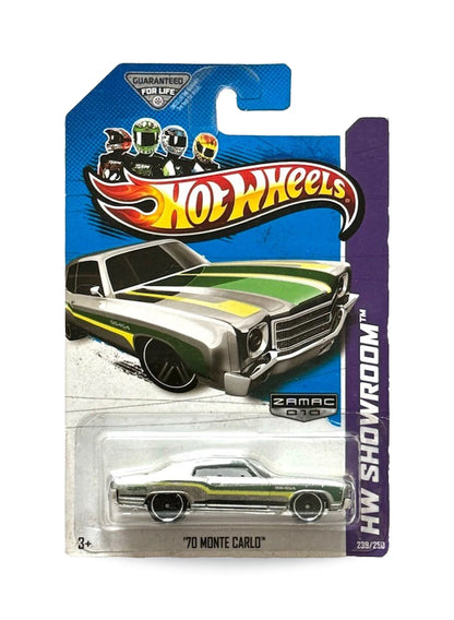 Hot Wheels Walmart Exclusive ZAMAC Editions 2013 Chevrolet '70 Monte Carlo 1:64 – ZAMAC