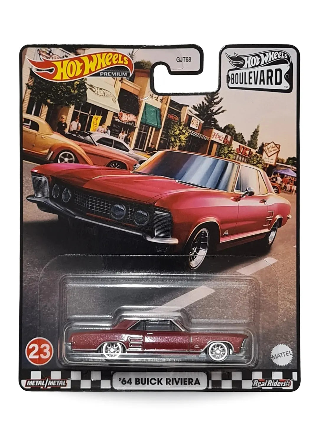 Hot Wheels Boulevard (After 2013) – 2021 Buick '64 Buick Riviera 1:64 - Metalflake Red