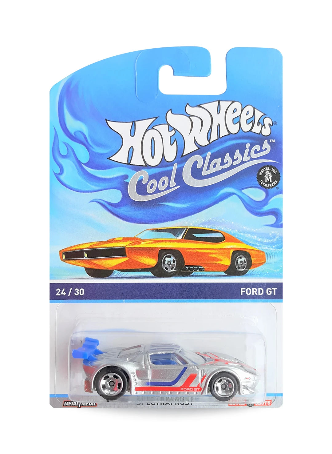 Hot Wheels Cool Classics 2014 Ford GT 1:64 – Spectrafrost Silver