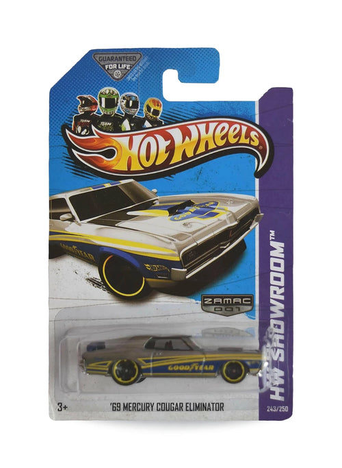Hot Wheels Walmart Exclusive ZAMAC Editions 2013 '69 Mercury Cougar Eliminator 1:64 – ZAMAC