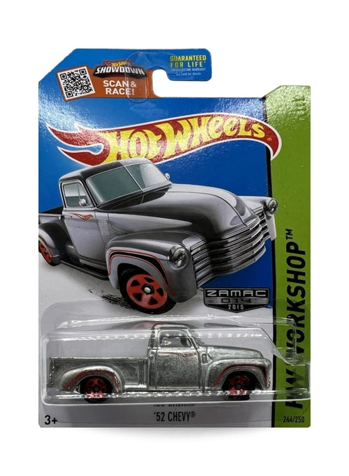 Hot Wheels Walmart Exclusive ZAMAC Editions 2015 Chevrolet '52 Chevy Truck 1:64 – ZAMAC