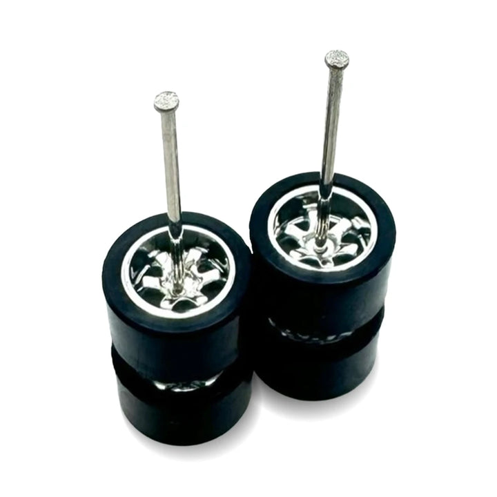 250 pack of 9mm Chrome Te37 Electroplated (For Tooned, Ae86 & Others)