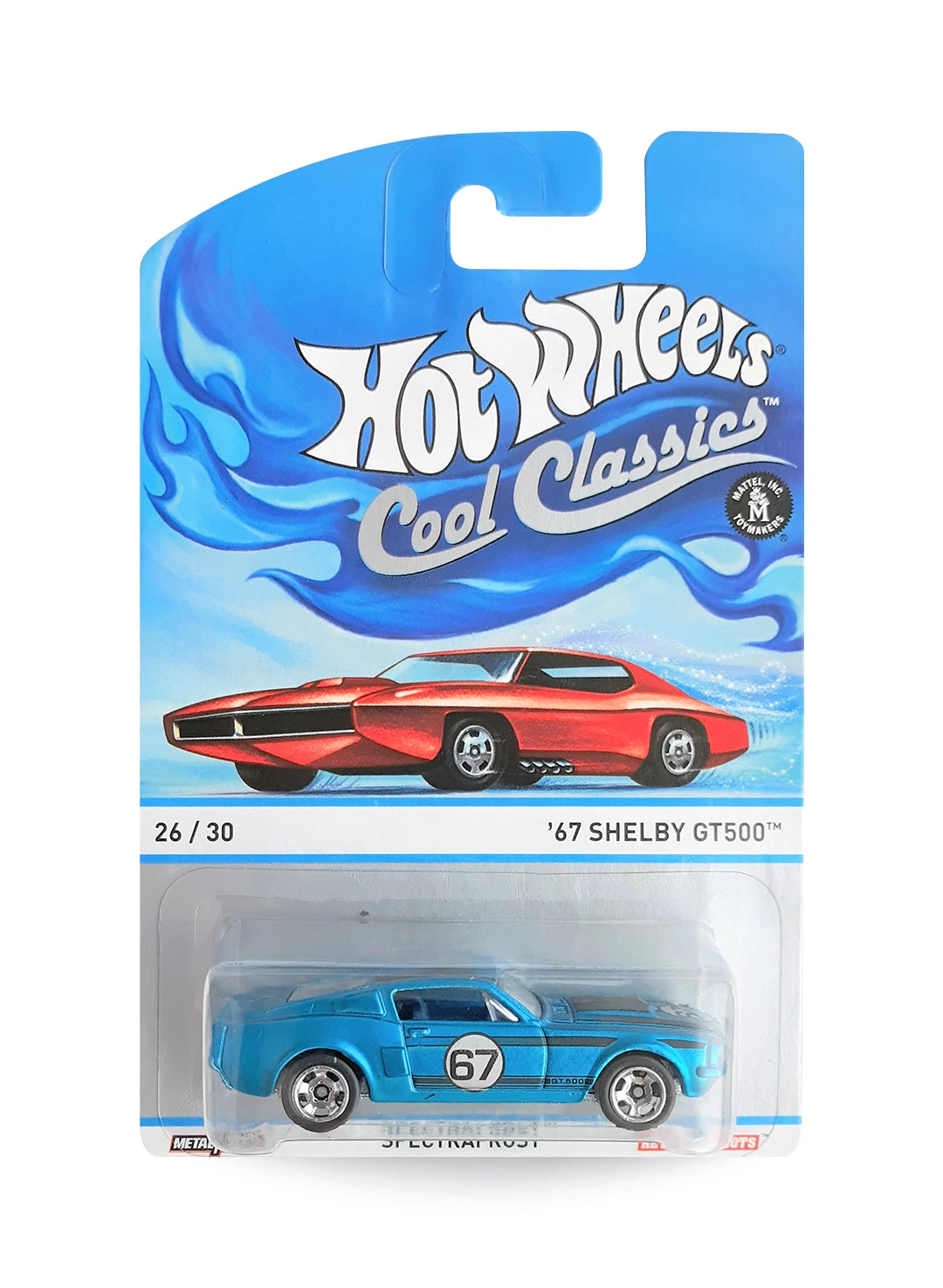 Hot Wheels Cool Classics 2013 '67 Shelby GT500 1:64 – Spectrafrost Blue