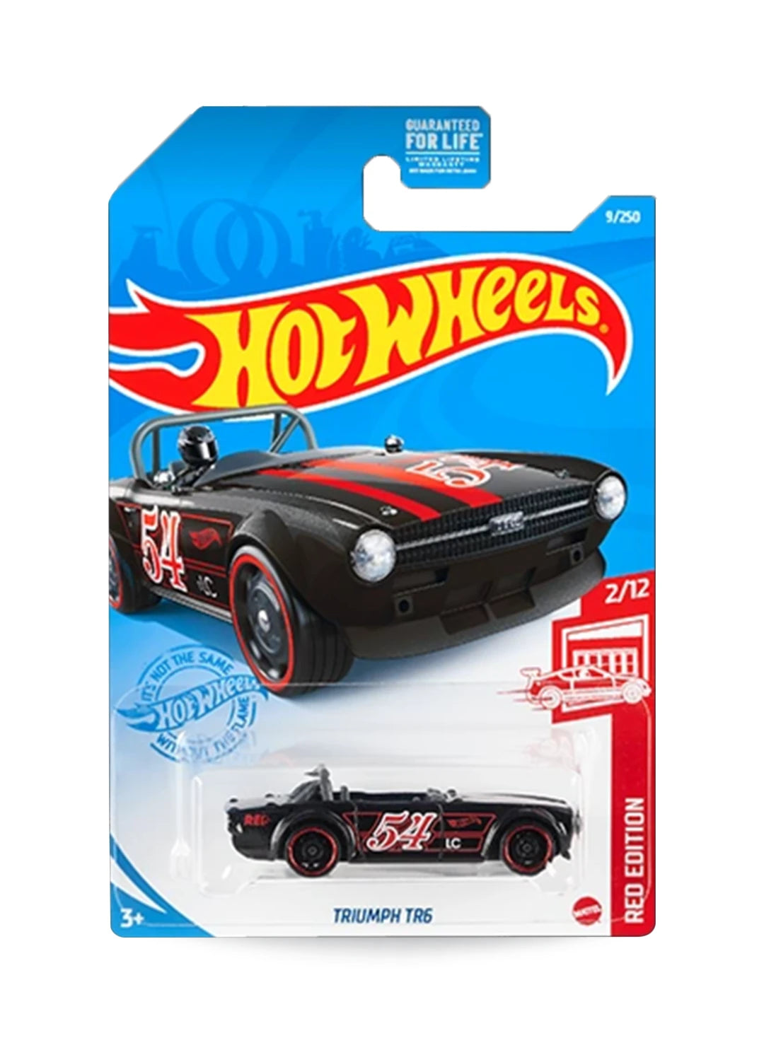 Hot Wheels Red Edition 2021 Triumph TR6 1:64 Black