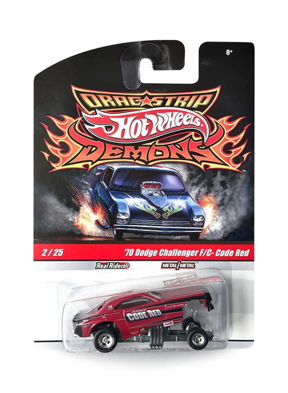 Hot Wheels Dragstrip Demons 2010 '70 Dodge Challenger F/C – Code Red 1:64 – Red