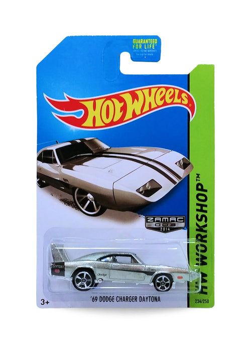Hot Wheels Walmart Exclusive ZAMAC Editions 2014 '69 Dodge Charger Daytona 1:64 – ZAMAC
