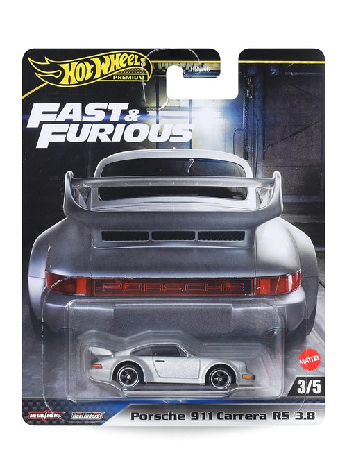 Hot Wheels Fast & Furious Premium Series Mix 4 2025 Porsche 911 Carrera RS 3.8 1:64 – Silver