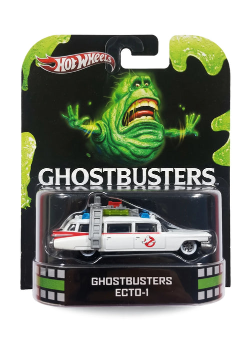Hot Wheels Retro Entertainment 2013 Mix 1 Ghostbusters Ecto-1 1:64 – Pearl White