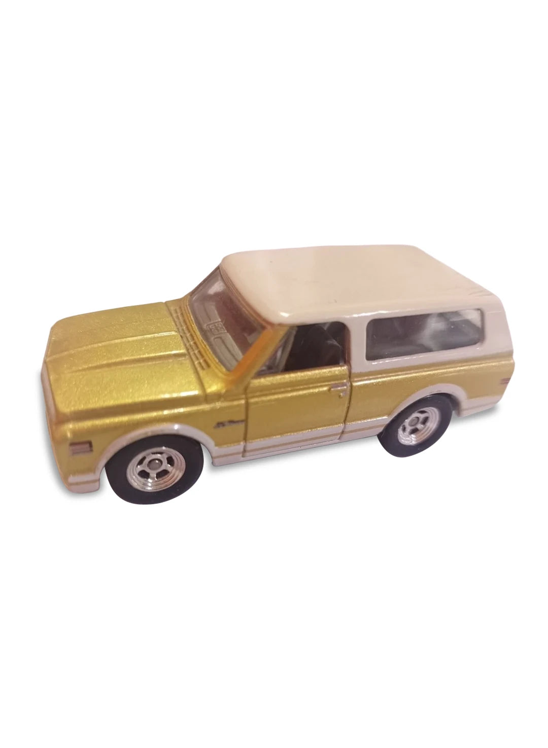 Hot Wheels GM Garage 2011 Chevrolet '70 Chevy Blazer 1:64 – Gold & White