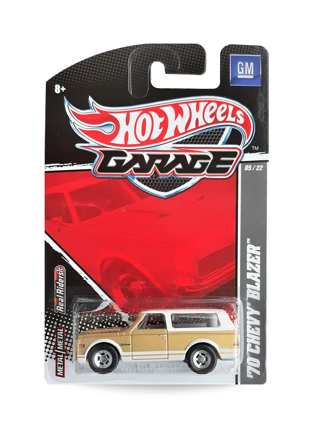 Hot Wheels GM Garage 2011 Chevrolet '70 Chevy Blazer 1:64 – Gold & White