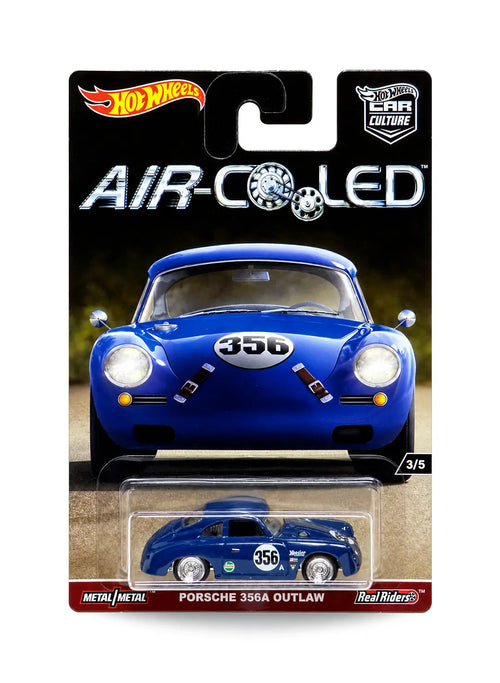 Hot Wheels Car Culture Air-Cooled 2017 Porsche 356A Outlaw 1:64 – Dark Blue