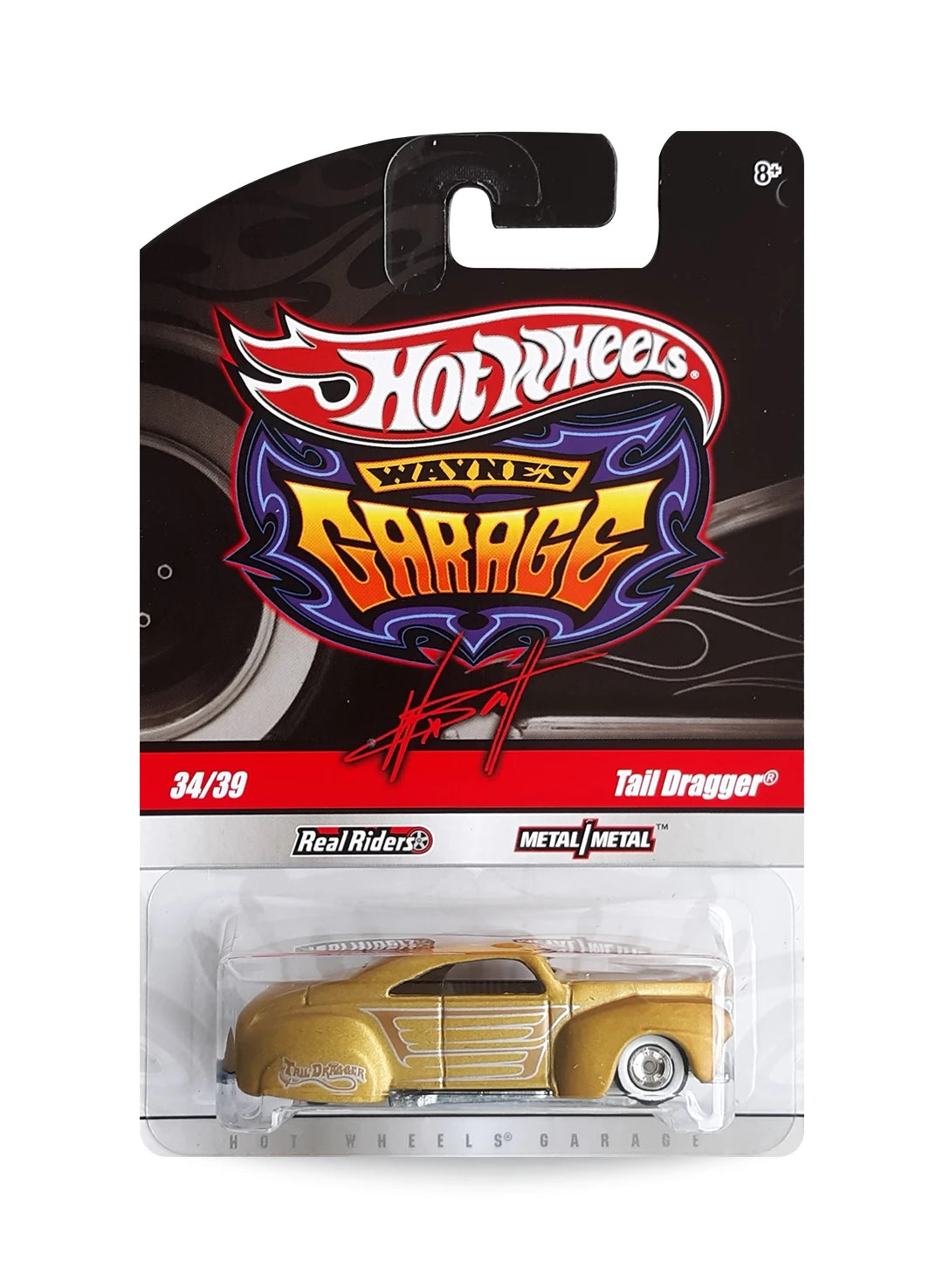 Hot Wheels Garage 2010 Tail Dragger 1:64 – Satin Metalflake Gold