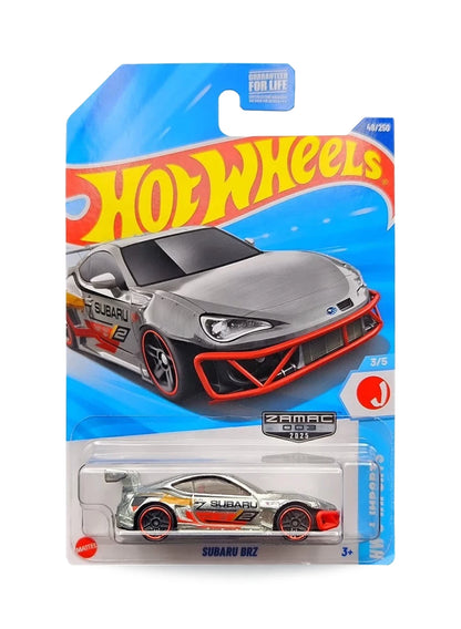 Hot Wheels Walmart Exclusive ZAMAC Editions 2025 Subaru BRZ 1:64 – ZAMAC