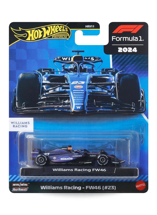 Hot Wheels 2025 Formula One Collection Mix 2 Williams Williams Racing - FW46 (#23) 1:64 – Blue