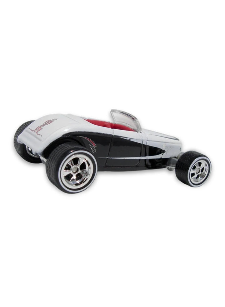 Hot Wheels Larry's Garage 21-Car Collection 2009 Ford '33 Roadster 1:64 – White & Black
