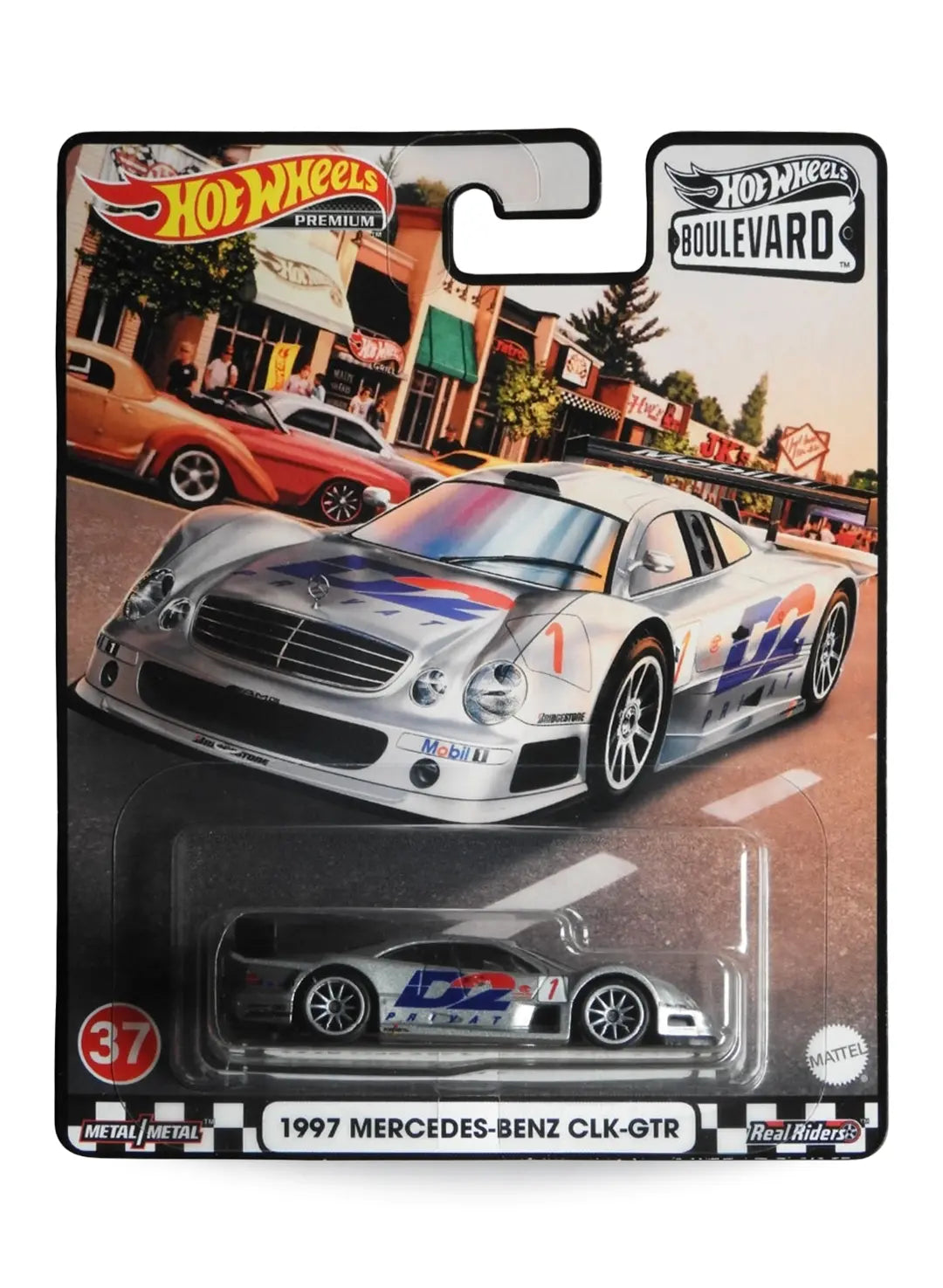 Hot Wheels Boulevard (After 2013) – 2021 1997 Mercedes-Benz CLK-GTR 1:64 - Silver